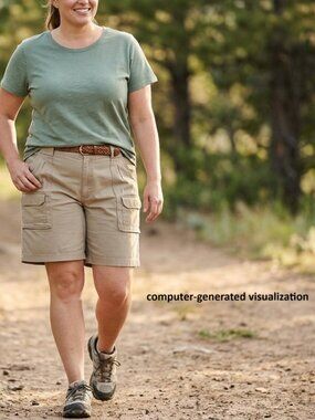 Cabela's 7-Pocket Hiker Shorts - Khaki | Size 18